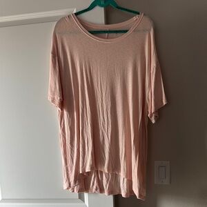 Women's American Eagle Oversized Peachy Pink Top